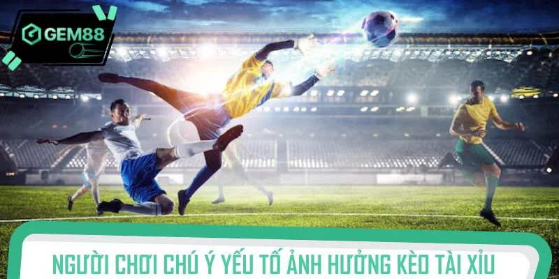 Người chơi chú ý yếu tố ảnh hưởng kèo tài xỉu